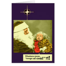 Weihnachtskohle Karten