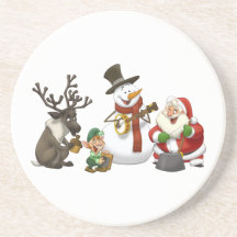 Weihnachtskrug-Band-Untersetzer
