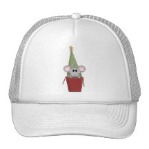 Weihnachtslebewesen · Maus u. Geschenkbox Kappen