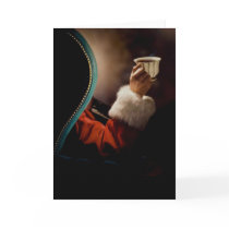 Weihnachtsmann, der einen Bruch auf Weihnachtsaben