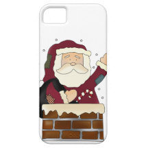 Weihnachtsmann frohe Feiertage Etui Fürs iPhone 5
