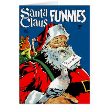 Weihnachtsmann Funnies Karte