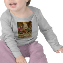 Weihnachtsmanns Elfe in seiner Nordpol-Werkstatt T-shirt