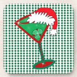 Weihnachtsmartini-Untersetzer