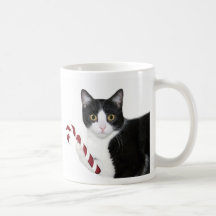 WeihnachtsMiezekatze Kaffeetasse