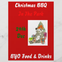 Weihnachtspanda Flyerdruck