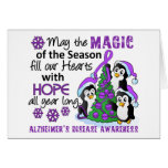 WeihnachtsPinguin-Alzheimerkrankheit Karten