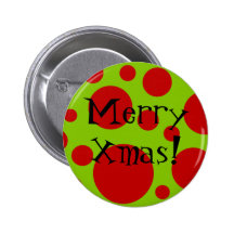Weihnachtspunkte Anstecknadelbuttons