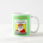 Weihnachtssankt-Witz. Weihnachtsbeifall! , Weihnac Kaffeetassen
