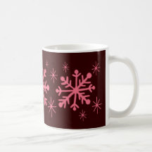 Weihnachtsschneeflocke-Becher Teetasse