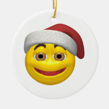 Weihnachtssmiley Ornamente