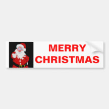 Weihnachtsstoßdämpfer Auto Sticker
