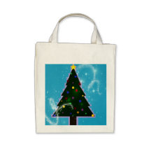 Weihnachtstwinkle-Bio Lebensmittelgeschäft-Tasche