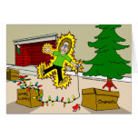 Weihnachtsverletzungen Grußkarte
