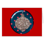 Weihnachtsverzierungs-Ball-Karte