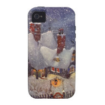 Weihnachtswerkstatt, Nordpol, Heiligabend Case-Mate iPhone 4 Hüllen