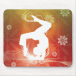 Weihnachtsyoga Mousepads