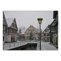 Weihnachtszeit im Schwarzwald Grußkarten