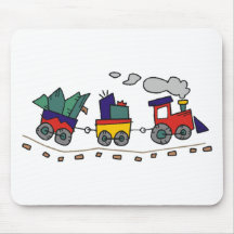 Weihnachtszug Mousepad