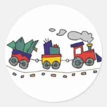 Weihnachtszug Stickers