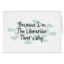 Weil ich der Bibliothekar bin Karte