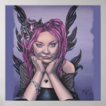 weil Sie Bergwerk-Feen-Grafikplakat sind