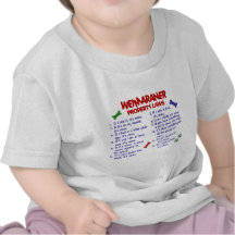 WEIMARANER Eigentums-Gesetze 2 Shirts