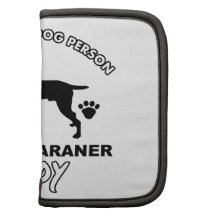 WEIMARANER Hundevatientwürfe Mappen