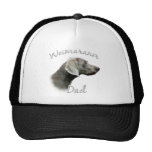 Weimaraner Vati 2 Baseball Caps