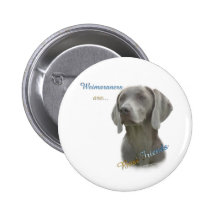 Weimeraner bester Freund 2 - Knopf Buttons