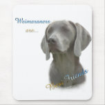 Weimeraner bester Freund 2 Mousepad