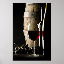 Wein-Fass Plakate