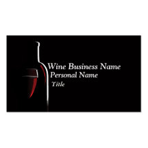 Wein-Geschäfts-Visitenkarte