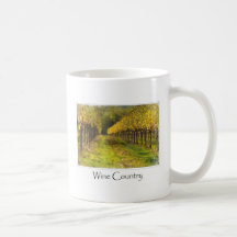 Wein-Land - Weinberg im Herbst Tassen