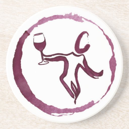 Wein-Themed Untersetzer