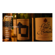 Wein-Visitenkarte