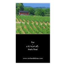 Wein-/Weinkellerei-Fotografie-Visitenkarte