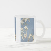 Weinende Kirsche und Bullfinch, Hokusai, 1834, Bec Kaffeetasse