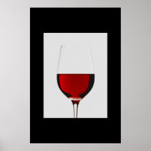 Weinglas Poster