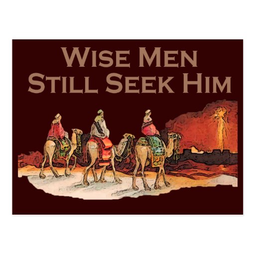 Weise Männer suchen ihn noch, Weihnachten Postkarte | Zazzle