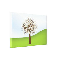Weiße blühender Baum Leinwand leinwanddrucke