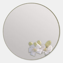 Weiße Blüte Sticker