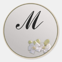 Weiße Blüte Sticker