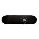 Weiße hängende Spinne Bedruckte Skateboarddecks