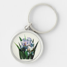 Weiße Iris Schlüsselband