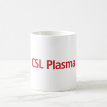 Weiße Kaffeetasse CSL Plasmas