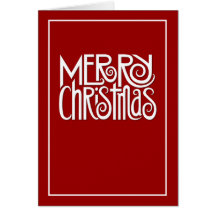 Weiße Karte Text der frohen Weihnachten