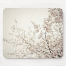 Weiße Kirschblüten - Central Park-Frühling Mousepad