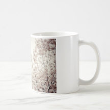 Weiße Kirschblüten - Central Park-Frühling Kaffee Haferl