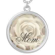 Weiße Rose, Blumen-, schöne Halskette